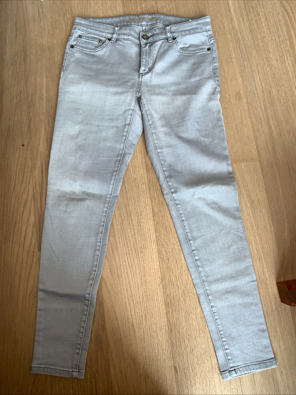Michael Kors Light Gray Skinny Jeans - Slim Women's Fit